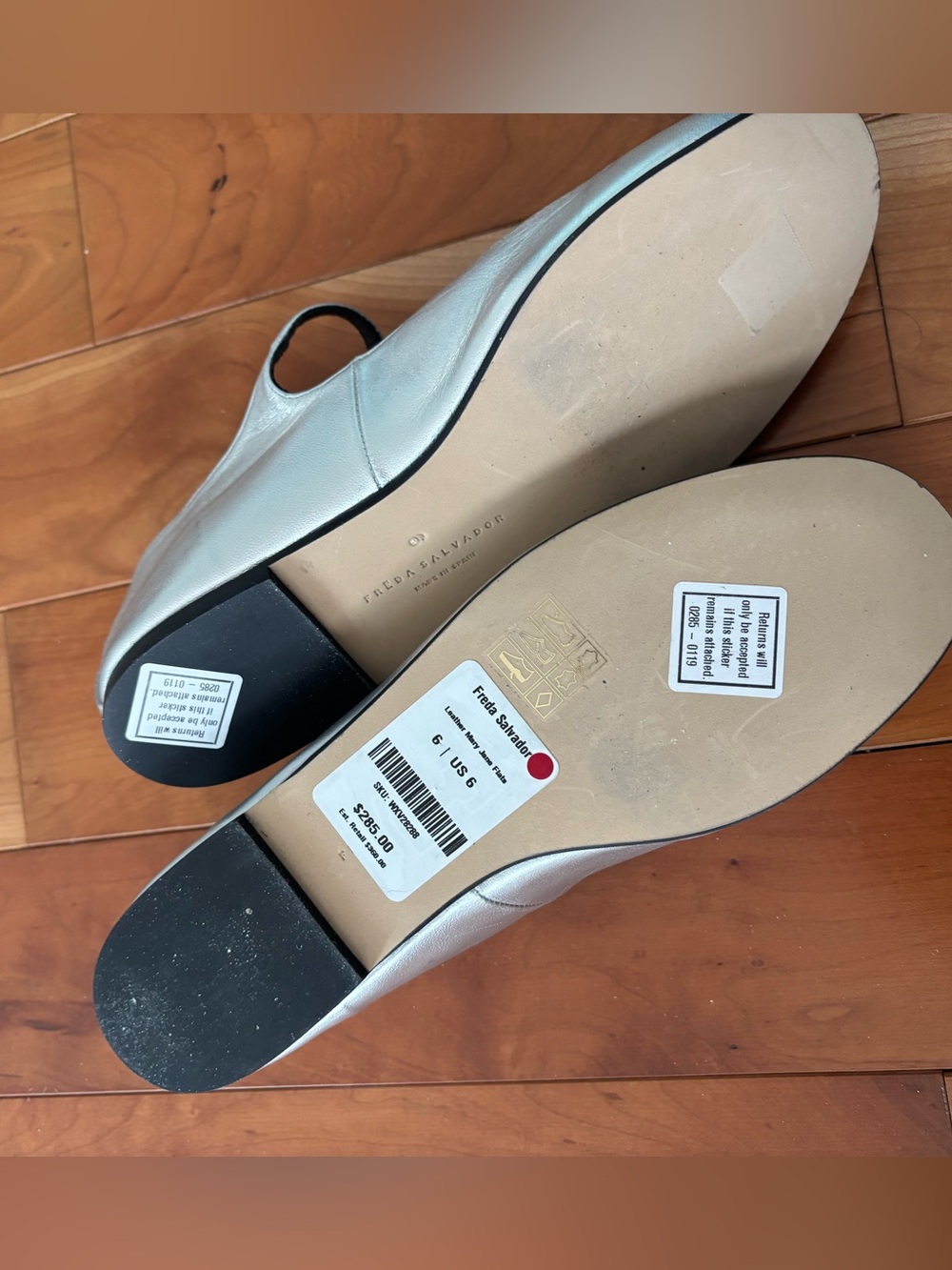 Freda Salvador Mary Jane flats size 6 - Picture 4 of 8
